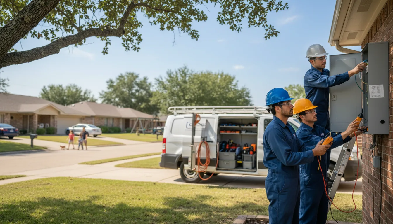 Certified electrician providing emergency electrical services in Leola, AR